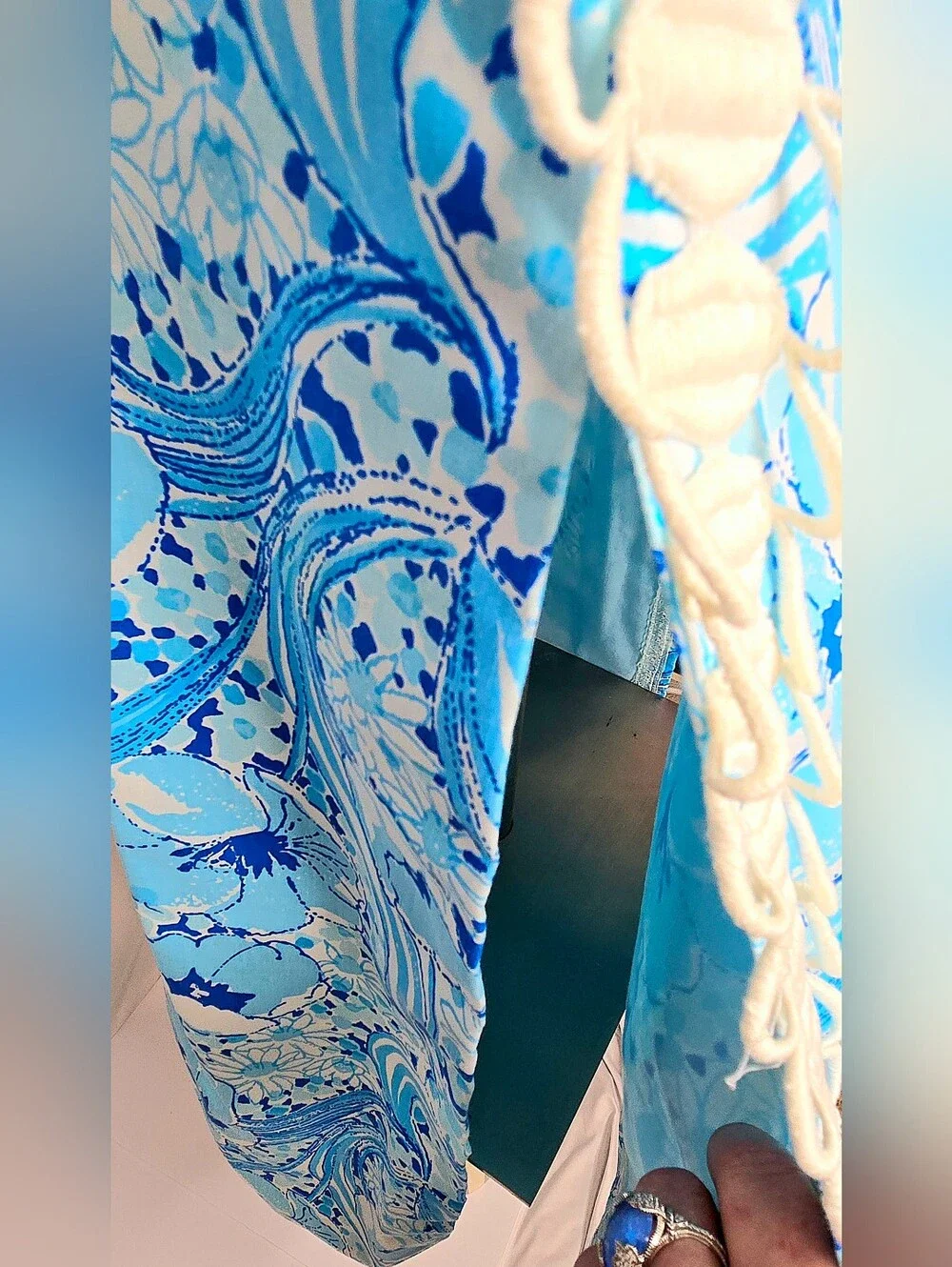 Vintage The Lilly by Lilly Pulitzer Floral Maxi Shift Dress 10 NWOT - Picture 7 of 10
